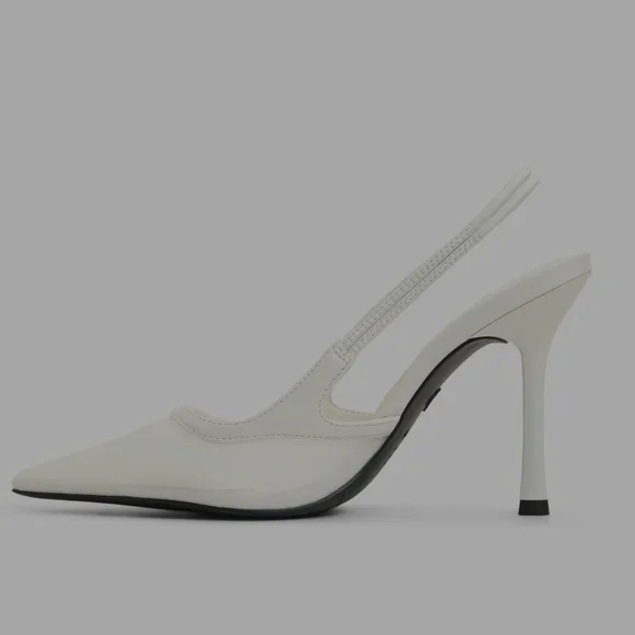 Aldo Chic Cream Slingback Heels - Picture 4 of 7